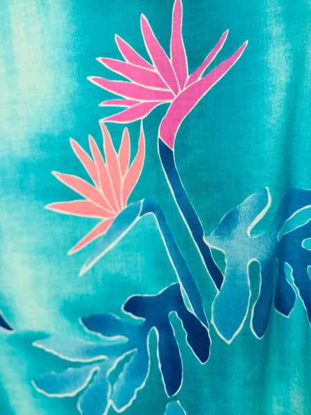 Vintage Bird of Paradise Hawaiian Kimono