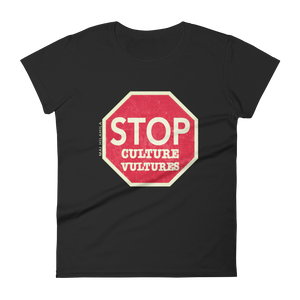 STOP CULTURE VULTURES TEE